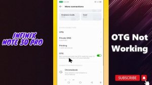 OTG Not Working infinix Note 30 Pro || Otg issues || How to solve the OTG problem