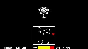 Битва с Цветком Flowey