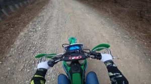 первый раз на мотокроссе)