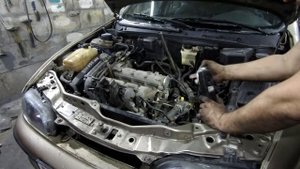 Лайтовая профилактика FIAT 1.6 (часть 1) Fiat Marea 1.6 engine repair