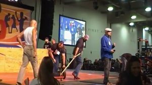 Dennis Rogers, Pat Povilaitis, and Mike "The Machine" Bruce, at the Arnold Classic 2013