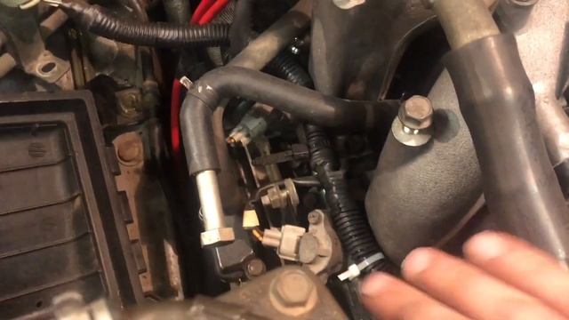 Снятие демонтаж впускного коллектора Subaru Forester sf5 смотреть онлайн