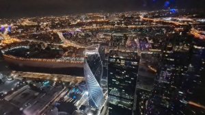 Панорама 360, Москва-Сити, вид на ночную Москву