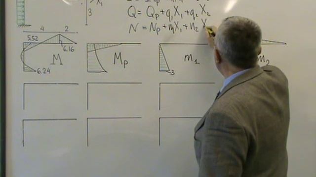 Статически неопределимая рама (2 часть) смотреть онлайн