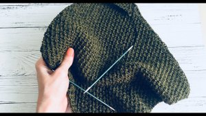 Простой узор для шарфа. Вяжем вместе. Мастер-класс