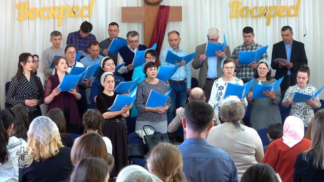 Хоровое пение "К Тебе, Господи, возношу душу мою", ц. "Евангельская Весть", г. Тирасполь смотреть онлайн