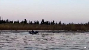 Остров пятницы: Хантер 360А и  Гладиатор 9,9 спуск на воду.