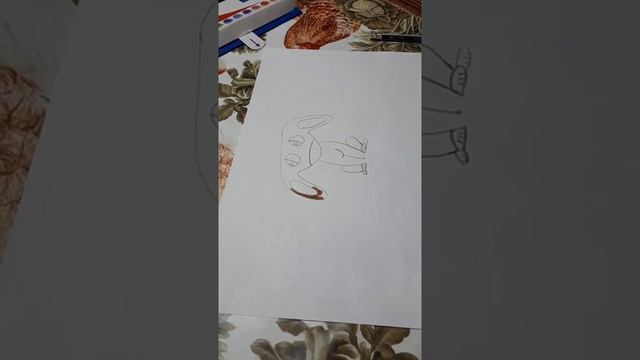 Как надо рисовать собачку????????? смотреть онлайн