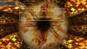AMD RX580 2048SP 8GB - FurMark test