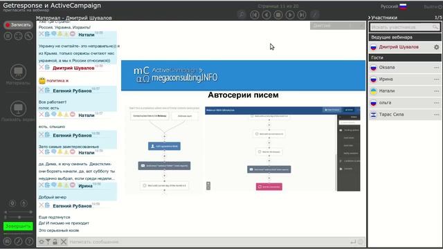 Вебинар сравнение ActiveCampaign и Getresponse, рекомендации по выбору смотреть онлайн