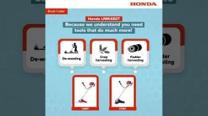 Honda UMK450T Brush Cutter 4 Stroke, 1.59HP | Grow Green Mumbai |8097795270