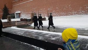 Почётный караул. Смена караула. Красная площадь. Москва (12.02.2017)