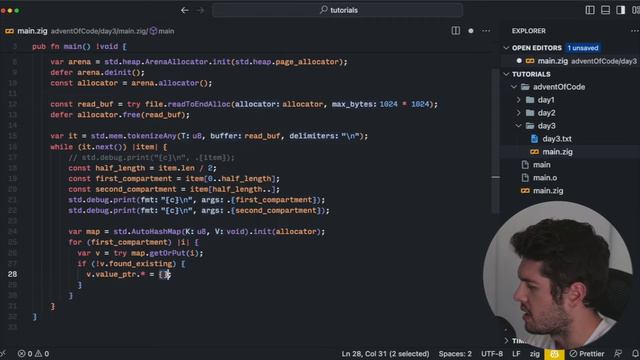 Хэш-карты и крутой трюк с ASCII | Учебник Zig, часть 3