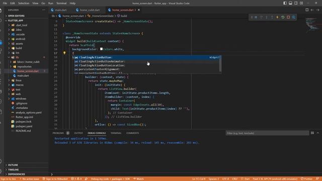 Flutter Cubit - Изменение состояния