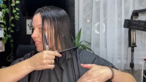 Стрижка каре боб своими руками. Показываю на себе ✂