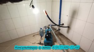 Удаление насосной станции в 30 метров от устья скважины.