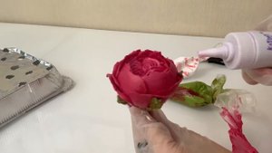 Как сделать ПИОНОВИДНЫЕ розы! Розы ОСТИНА из БЗК! How to make Austin roses! Красивый торт!