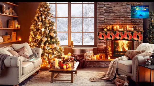 🎄Рождественская атмосфера праздника Christmas holiday atmosphere🎄☕ смотреть онлайн