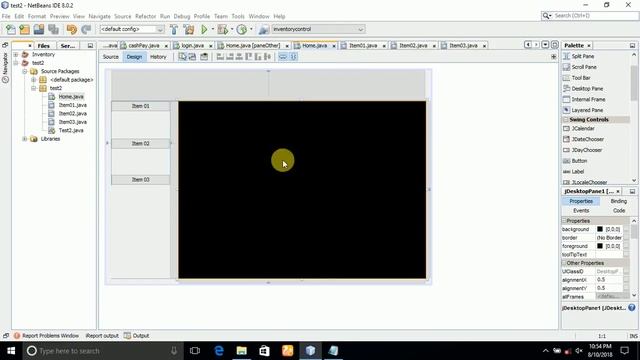 JDesktopPane and JInternalFrame in Java using Netbeans смотреть онлайн