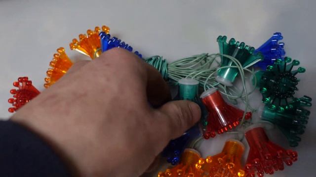 Электрогирлянда новогодняя "Снежинка" СССР - Демонстрация работы смотреть онлайн