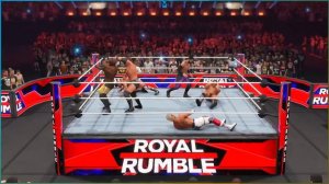 WWE Royal Rumble 2024 Simulation Match