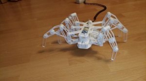 Паук робот на 3д принтере.