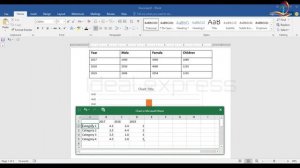 How to Create Graph in MS Word | Project Works in MS Word Malayalam | Ideal Express