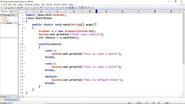 Java tutorial - nested if condition and switch case - java full stack by lokesh jammugani#hyderabad