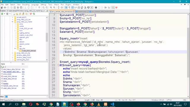 Solusi Error PHP mysqli_sql_exception : collumn count does not match... - solved смотреть онлайн