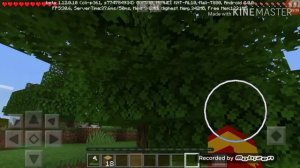 Мод на мгновенную вырубок деревьев в Minecraft pe 1.12.0.10