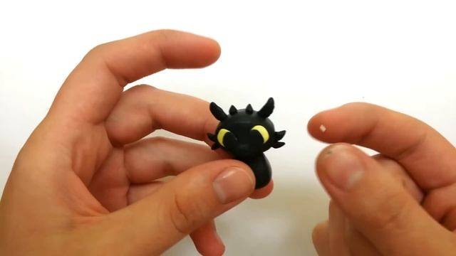 Мастер-класс: Беззубик из полимерной глины Fimo kids/ Toothless - polymer clay tutorial смотреть онлайн