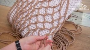Авоська ХИТ! Вяжем вместе с ДомПряжи.рф из шнура I LOVE CORD собственного производства_[360p].mp4