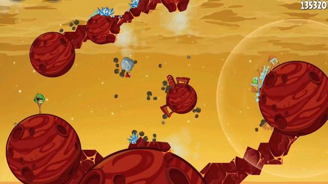 Angry Birds Space Red Planet 5-28 Walkthrough 3-Star смотреть онлайн