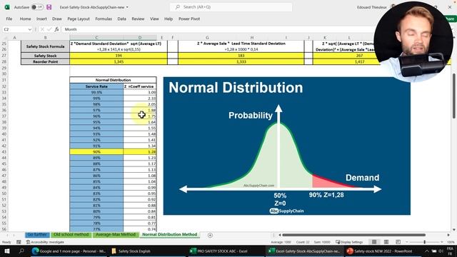 6 Best Safety Stock Formulas: Calculation & Examples in Excel (Full TUTORIAL) смотреть онлайн