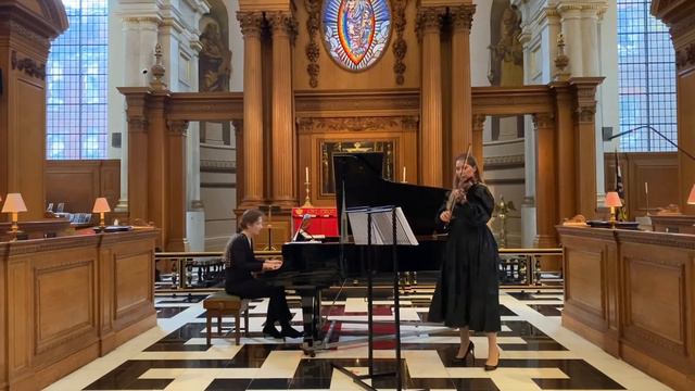 Medtner. Sonata for violin and piano No. 1 mov. 1 Anna Ovsyanikova Elena Toponogova
