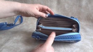 СУМКА КОШЕЛЕК  с КАРМАНОМ для ТЕЛЕФОНА.