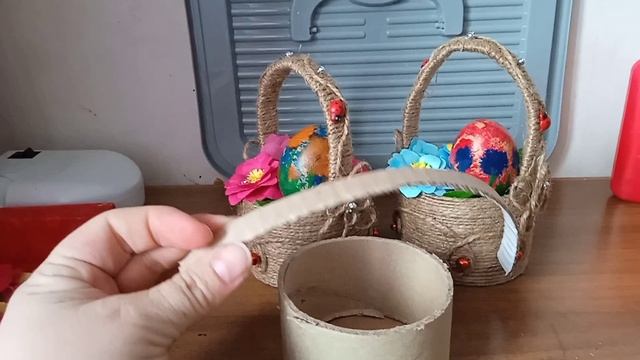 Пасхальные корзиночки своими руками