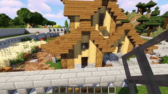 Minecraft Farm House Tutorial ► How To Build A Medieval Village In Minecraft смотреть онлайн