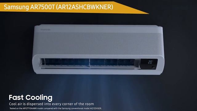 Сплит-система Samsung AR7500T (AR12ASHCBWKNER) смотреть онлайн