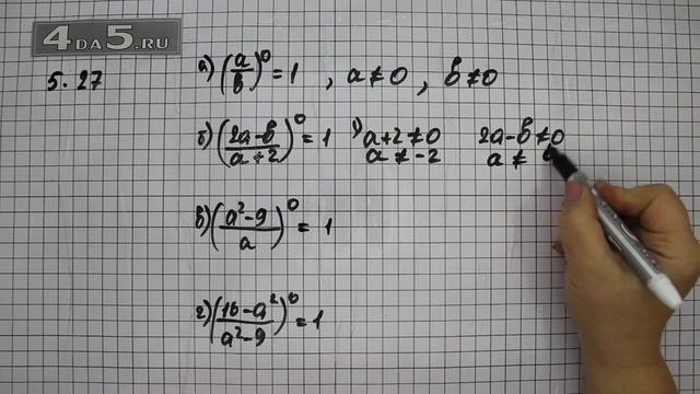 Упражнение № 5.27 – ГДЗ Алгебра 8 класс Мордкович А.Г. смотреть онлайн