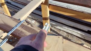 Монтаж вертикального планкена