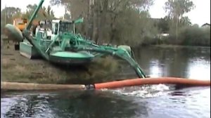 Сборка и спуск земснаряда "Watermaster" на Колокше.