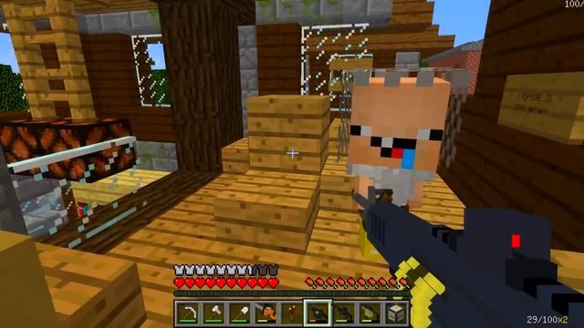 РЕБЕНОК НУБ и ПРО ВЫЖИВАЮТ В ЗОМБИ АПОКАЛИПСИС МАЙНКРАФТ ! КАК ВЫЖИТЬ vs АРМИЯ ЗОМБИ В MINECRAFT смотреть онлайн