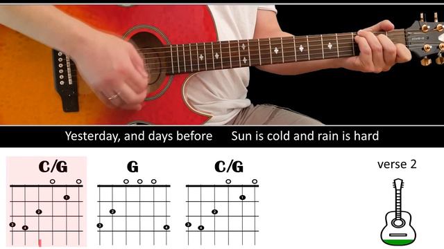 HAVE YOU EVER SEEN THE RAIN - CCR - Guitar lesson - Acoustic guitar (with chords & lyrics) смотреть онлайн