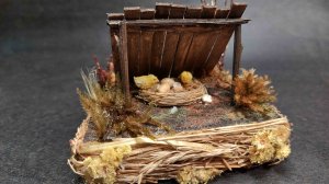 Делаем весеннюю миниатюру с цыплятами из полимерной глины