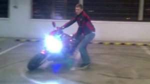 Мой первый мот YAMAHA FZ 400 (оригинал видео)