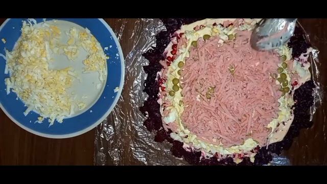АНОРЛИ ГУЛ салати. очень вкусно ГРАНАТОВЫЙ ЦВЕТОК САЛАТ.