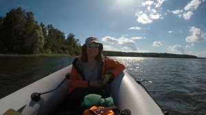 Рузское водохранилище на лодке