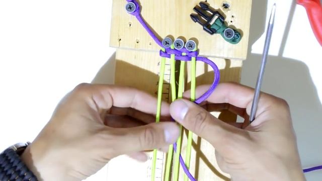 Паракорд Плетение браслета _Прямое_ (Paracord Line).mp4