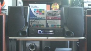 обзор аудио 4х канальной мини системы  Car Audio 6  c bluetooth .MP3. FM